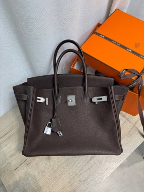 Сумка женская  Birkin, 30 Barenia Faubourg calfskin
