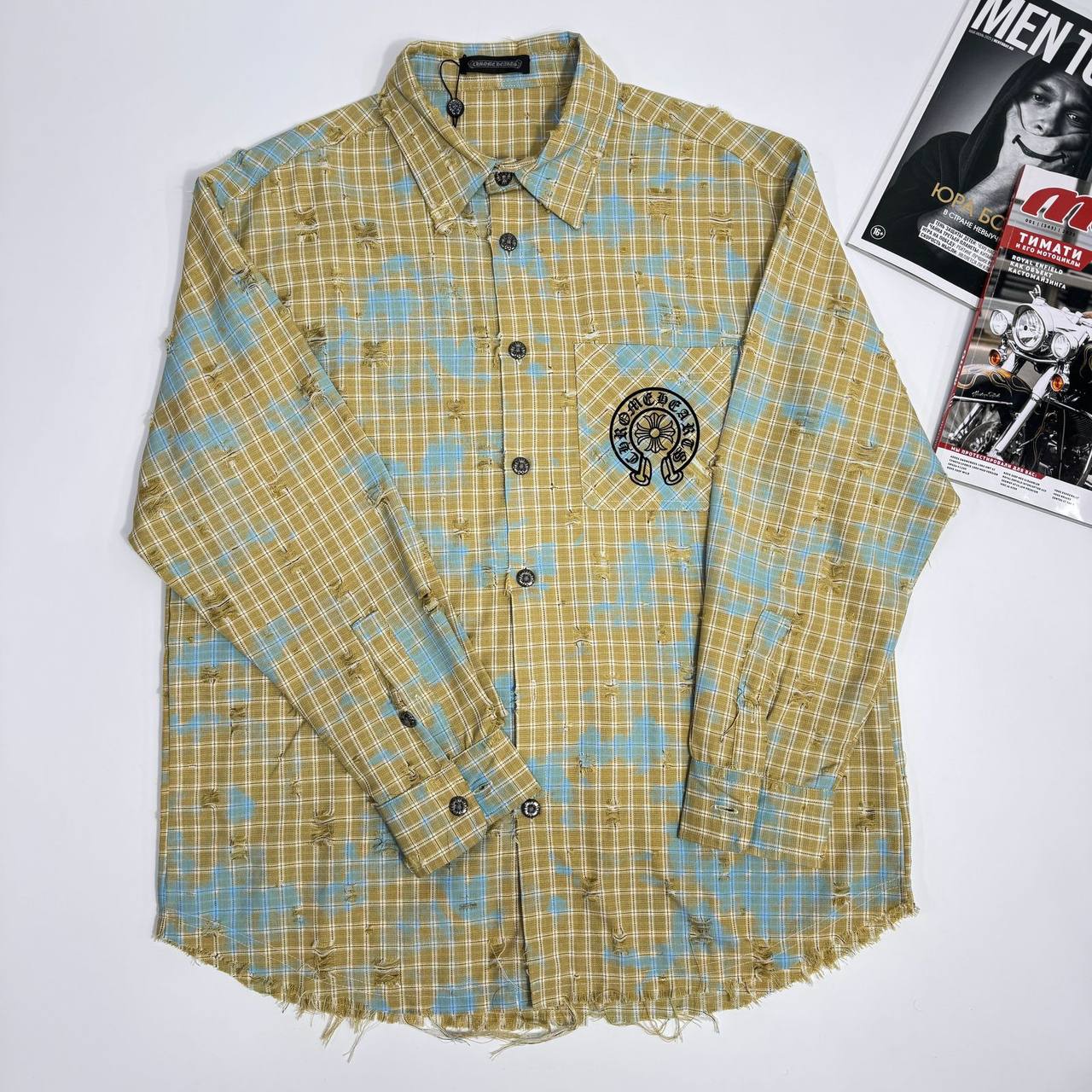 Рубашка Chrome hearts Артикул PL-69438. Вид 1 Рубашка Chrome hearts Артикул PL-69438. Вид 1