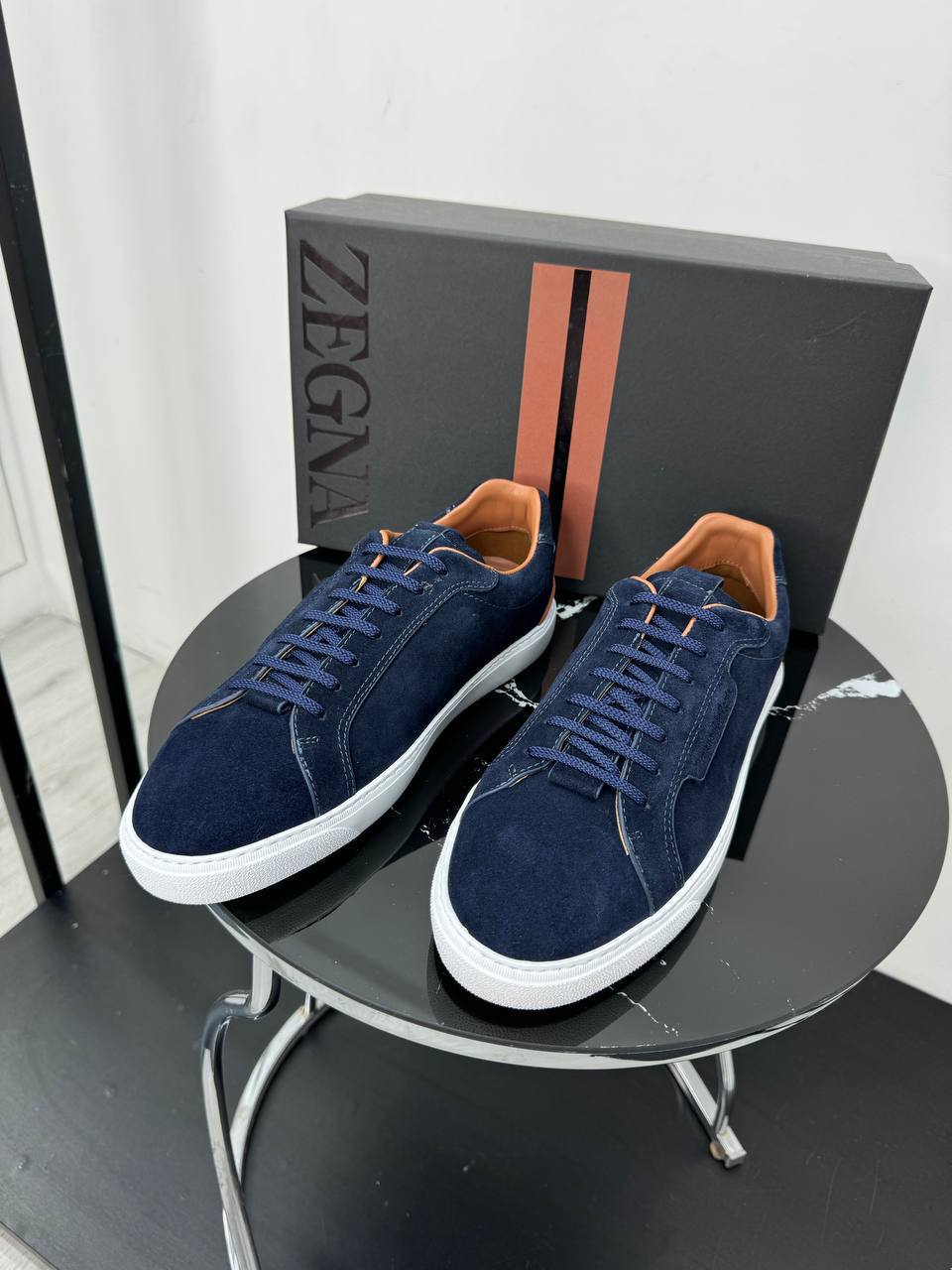 Кеды мужские  ZEGNA Артикул PL-69464. Вид 1 Кеды мужские  ZEGNA Артикул PL-69464. Вид 1
