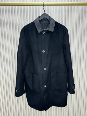 Двустороннее пальто из шерсти викуньи