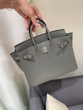 Сумка женская  Birkin, 25, PHW Swift leather 