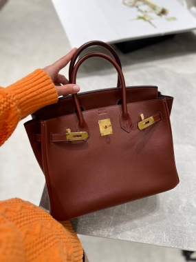 Сумка женская Birkin,  30, Barenia Leather