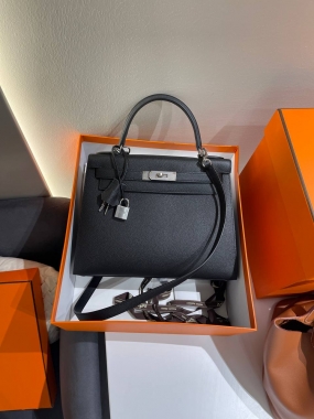 Сумка женская  Kelly, 28, PHW Epsom leather 