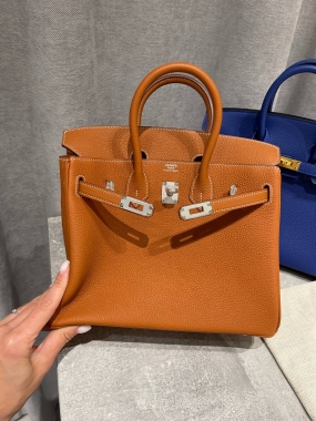 Сумка женская Birkin 25, GHW Togo