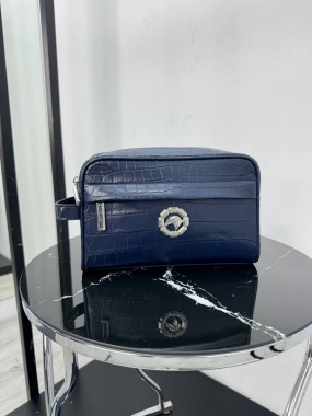 Барсетка из натуральной кожи крокодила