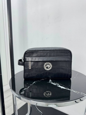 Барсетка из натуральной кожи крокодила