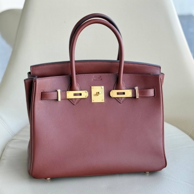  Сумка женская  Birkin, 30, Barenia Leather