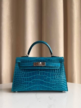 Сумка женская Kelly mini Crocodile Alligator Lisse