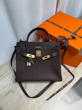 Сумка женская Kelly, 28 Barenia Faubourg calfskin