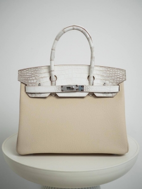 Сумка женская Birkin 30, PHW