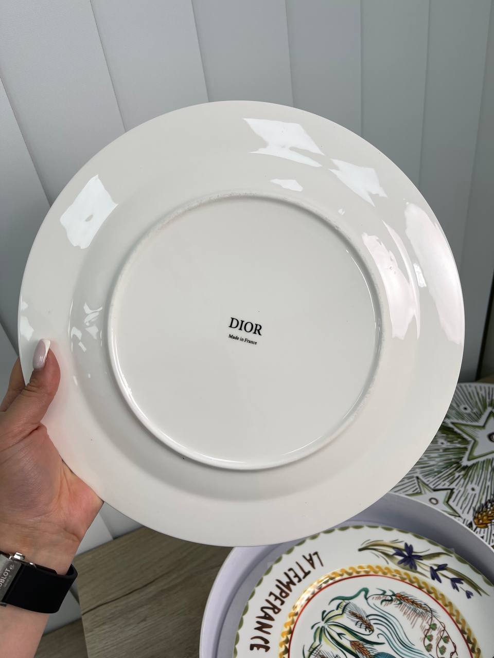 Набор из четырех тарелок (26см)  Christian Dior Артикул PL-789. Вид 5