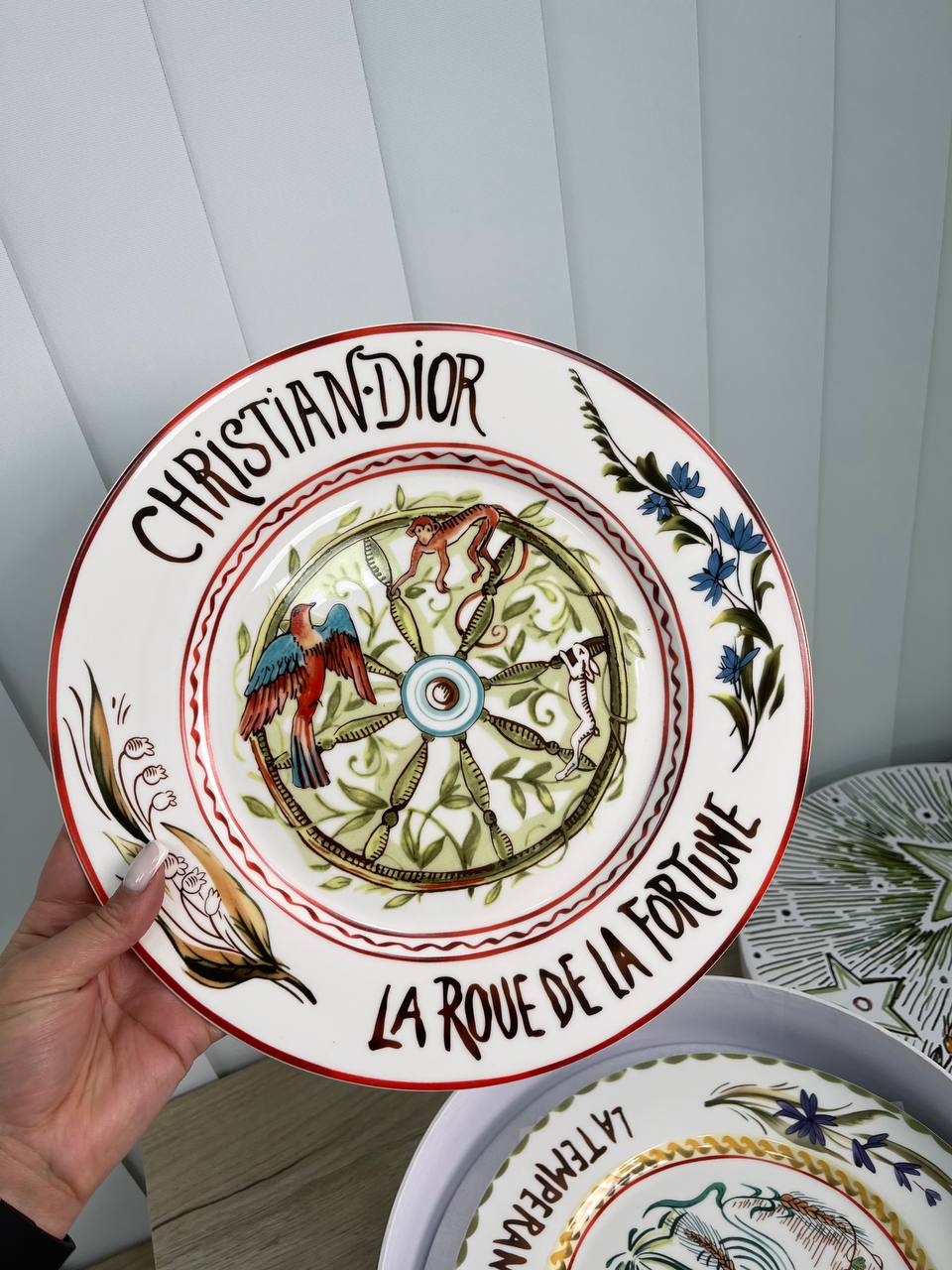 Набор из четырех тарелок (26см)  Christian Dior Артикул PL-789. Вид 6