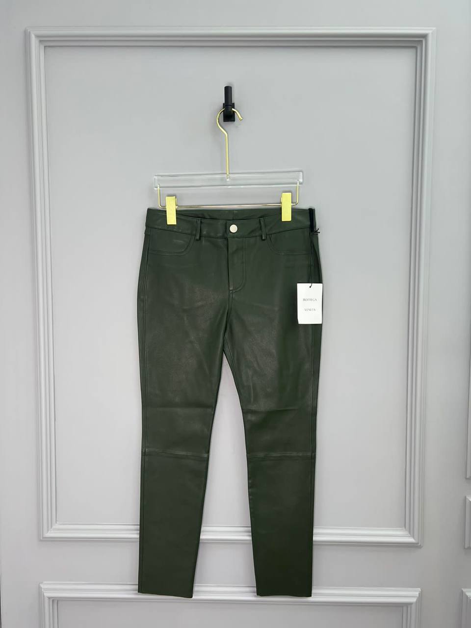 Кожаные брюки  Brunello Cucinelli Артикул PL-41989. Вид 1