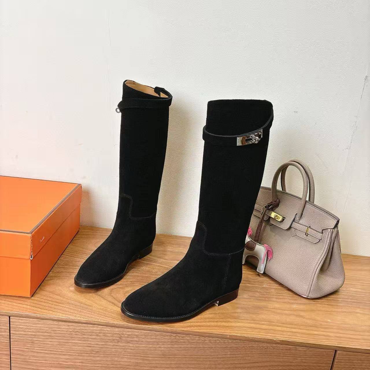 Сапоги Hermes Артикул PL-69380. Вид 1 Сапоги Hermes Артикул PL-69380. Вид 1