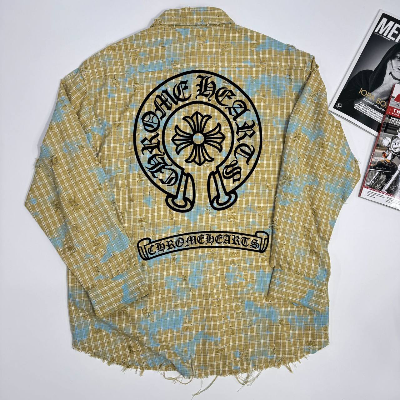 Рубашка Chrome hearts Артикул PL-69438. Вид 3 Рубашка Chrome hearts Артикул PL-69438. Вид 3