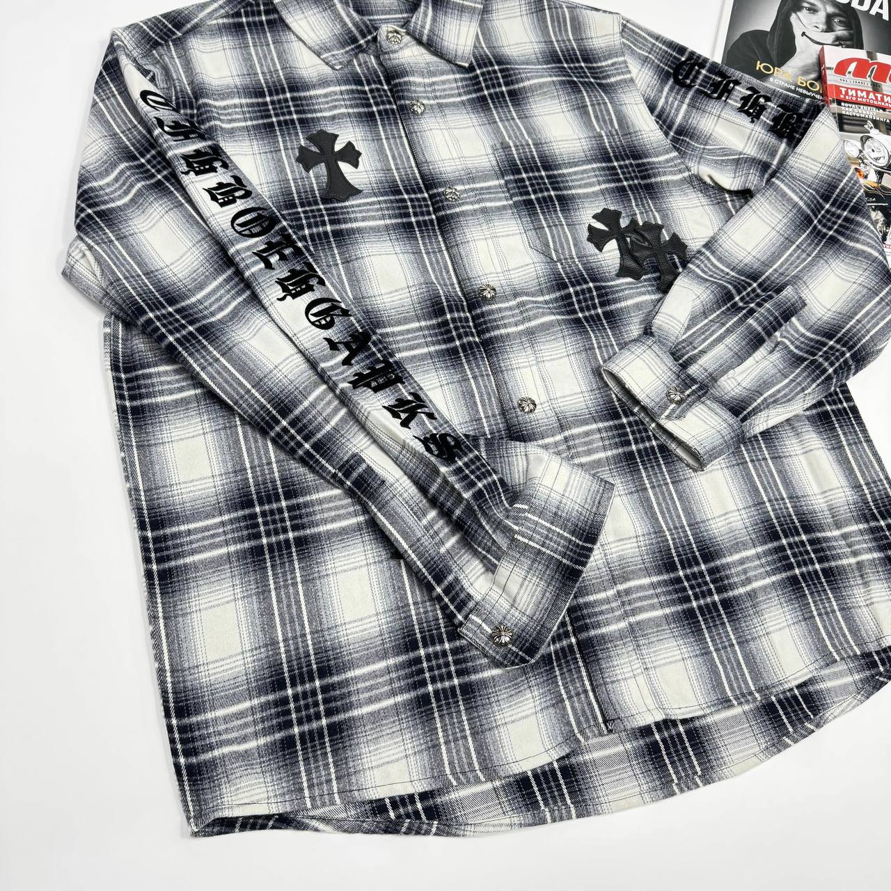 Рубашка Chrome hearts Артикул PL-69437. Вид 1 Рубашка Chrome hearts Артикул PL-69437. Вид 1