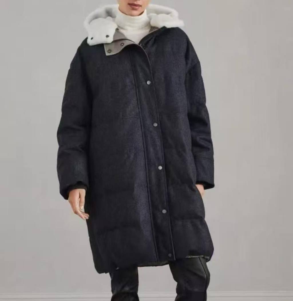 Пуховик  Brunello Cucinelli Артикул PL-69493. Вид 1 Пуховик  Brunello Cucinelli Артикул PL-69493. Вид 1