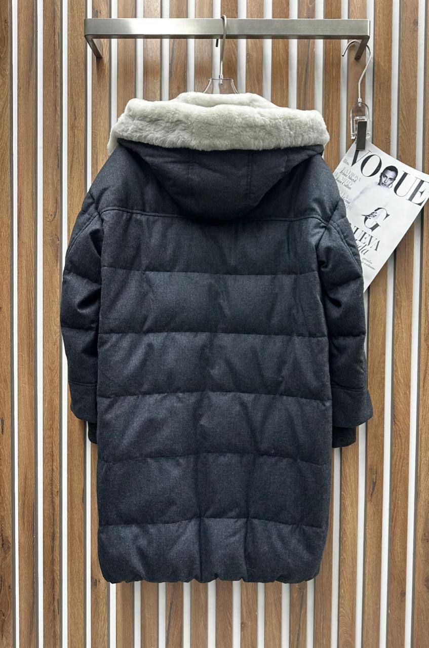 Пуховик  Brunello Cucinelli Артикул PL-69493. Вид 5 Пуховик  Brunello Cucinelli Артикул PL-69493. Вид 5