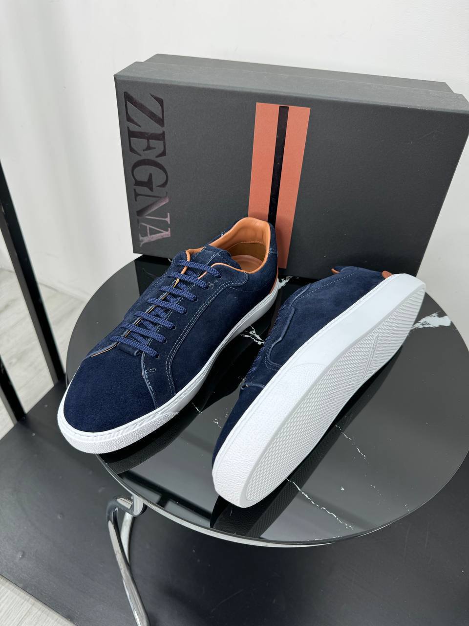 Кеды мужские  ZEGNA Артикул PL-69464. Вид 2 Кеды мужские  ZEGNA Артикул PL-69464. Вид 2