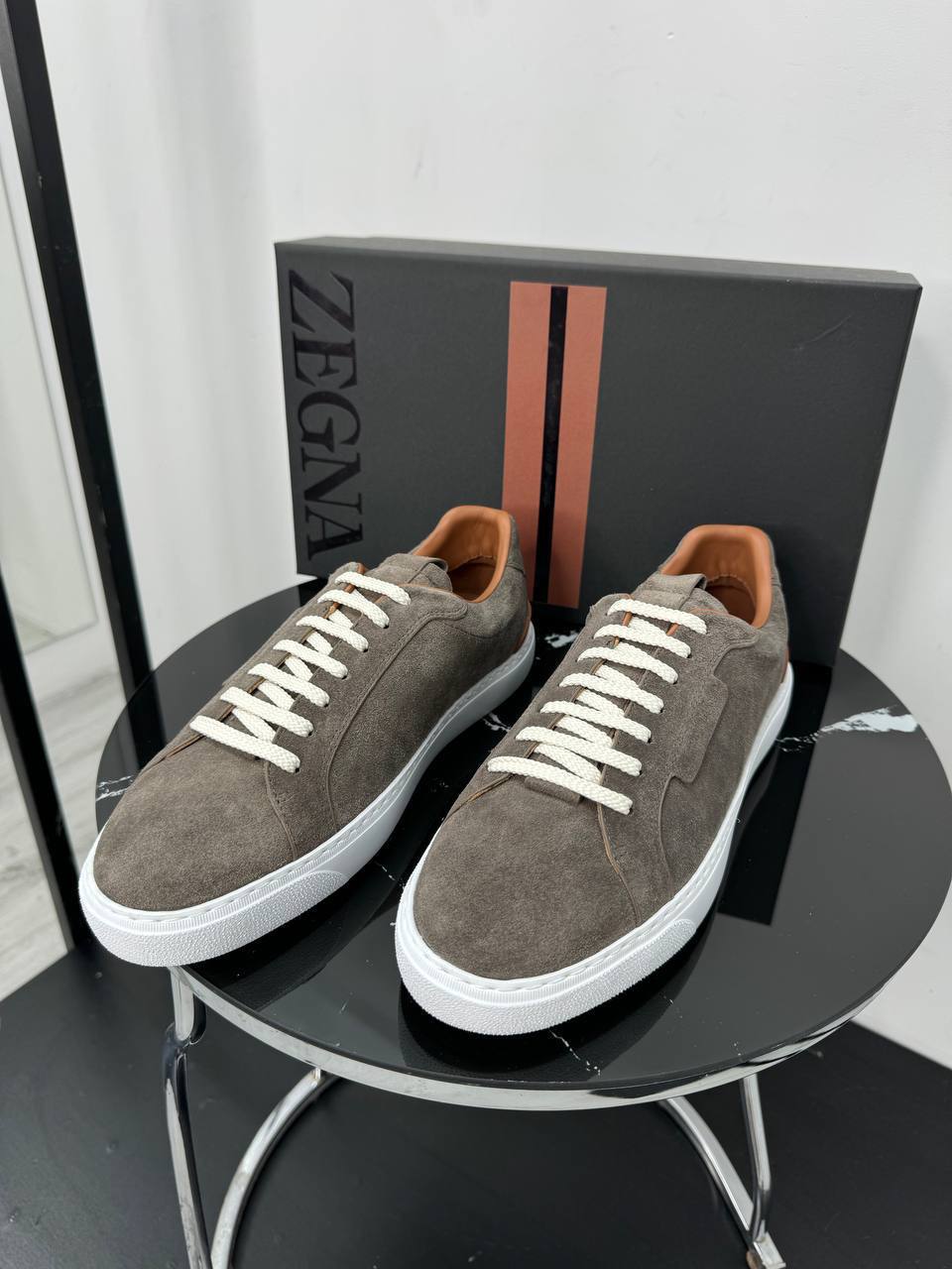 Кеды мужские  ZEGNA Артикул PL-69463. Вид 1 Кеды мужские  ZEGNA Артикул PL-69463. Вид 1