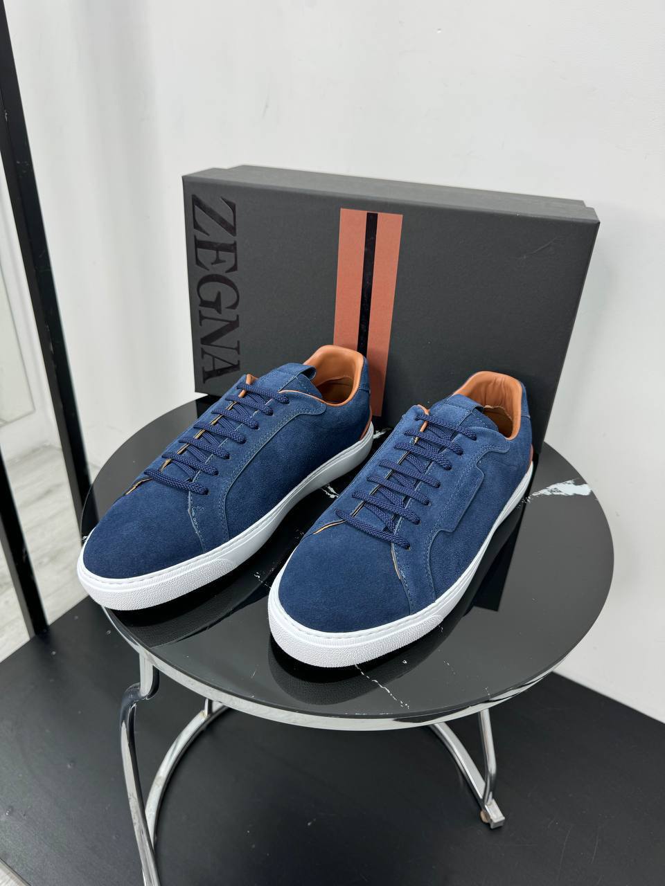 Кеды мужские  ZEGNA Артикул PL-69462. Вид 1 Кеды мужские  ZEGNA Артикул PL-69462. Вид 1
