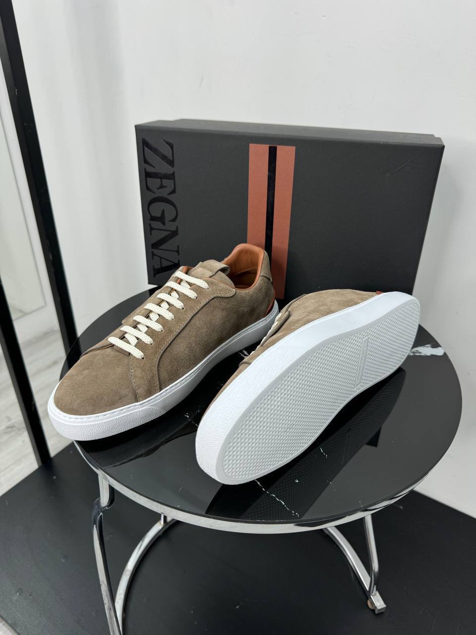 Кеды мужские  ZEGNA Артикул PL-69461. Вид 2 Кеды мужские  ZEGNA Артикул PL-69461. Вид 2