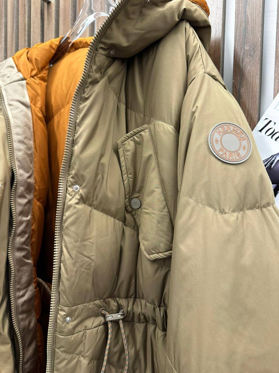 Пуховик Hermes Артикул PL-69517. Вид 5 Пуховик Hermes Артикул PL-69517. Вид 5